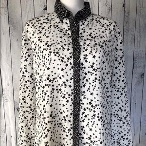 ✨ SALE✨ New York & Company Blouse With Starts